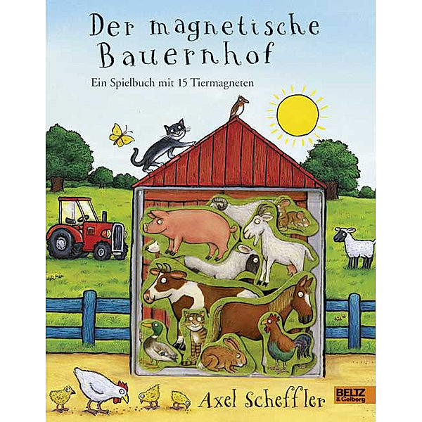 Der magnetische Bauernhof, m. 15 Tiermagneten, Axel Scheffler