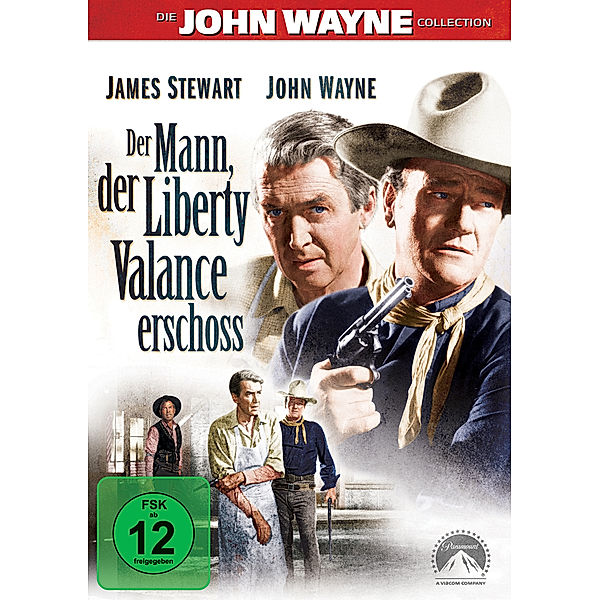 Der Mann, der Liberty Valance erschoss, Lee Marvin James Stewart Vera Miles