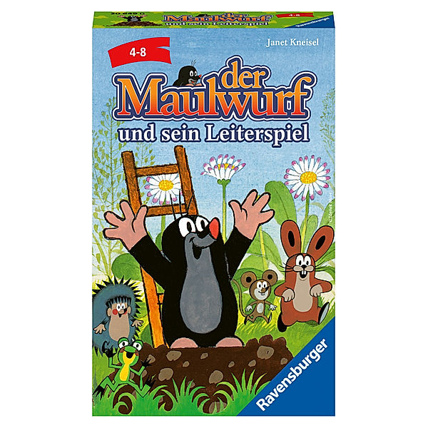 Ravensburger Verlag Der Maulwurf und sein Leiterspiel, ein Mitbringspiel von Ravensburger für Kinder, Janet Kneisel