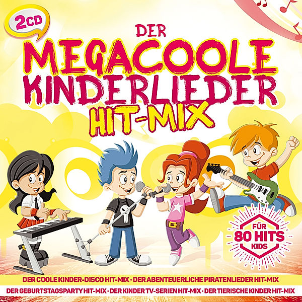 Der Megacoole Kinderlieder Hit-Mix 80 Hits F Kids, Various