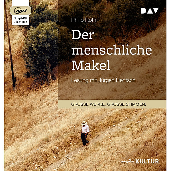 Der menschliche Makel,1 Audio-CD, 1 MP3, Philip Roth