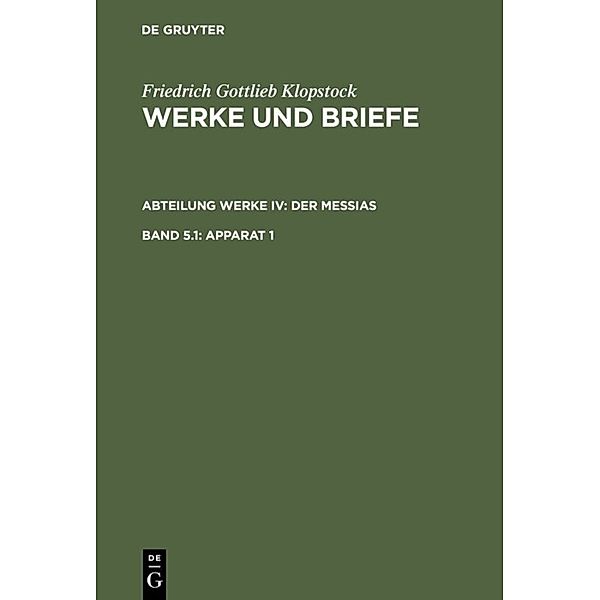 Der Messias.Bd.5.1, Friedrich Gottlieb Klopstock