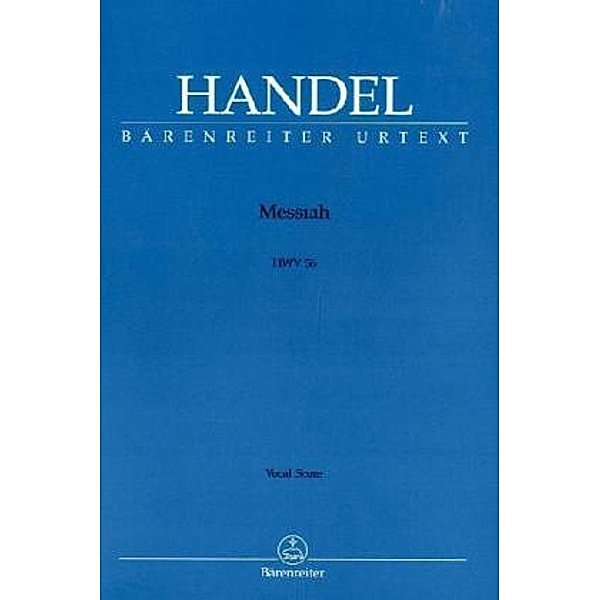 Der Messias HWV 56 (englisch), Klavierauszug. Messiah, Vocal score, Georg Friedrich Händel