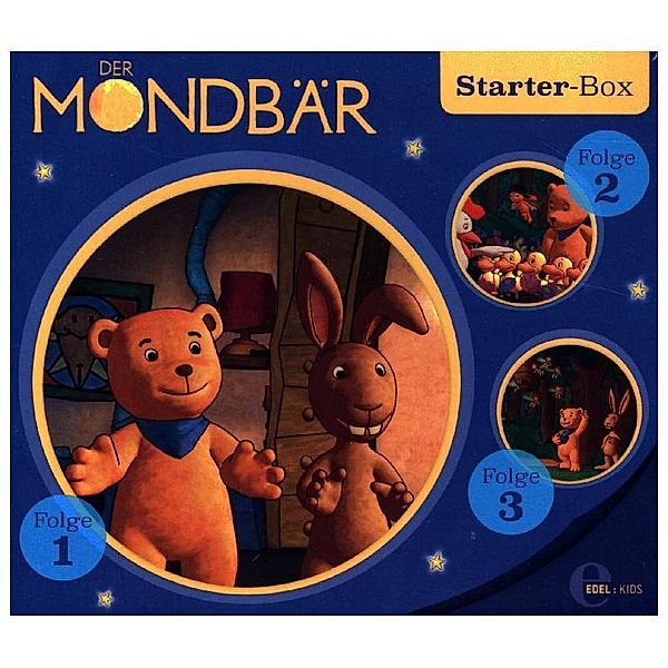 Der Mondbär - Starter-Box.Tl.1,3 Audio-CD, Mondbär