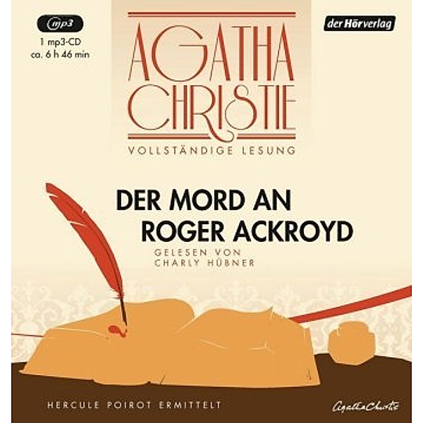 Der Mord an Roger Ackroyd, 1 Audio-CD, 1 MP3, Agatha Christie