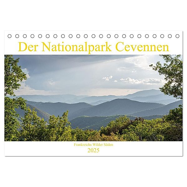 Der Nationalpark Cevennen - Frankreichs wilder Süden (Tischkalender 2025 DIN A5 quer), CALVENDO Monatskalender, Calvendo, Fabian Rieger