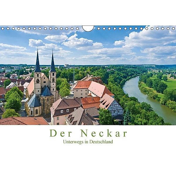 Der Neckar - Unterwegs in Deutschland (Wandkalender 2017 DIN A4 quer), Jürgen Wackenhut