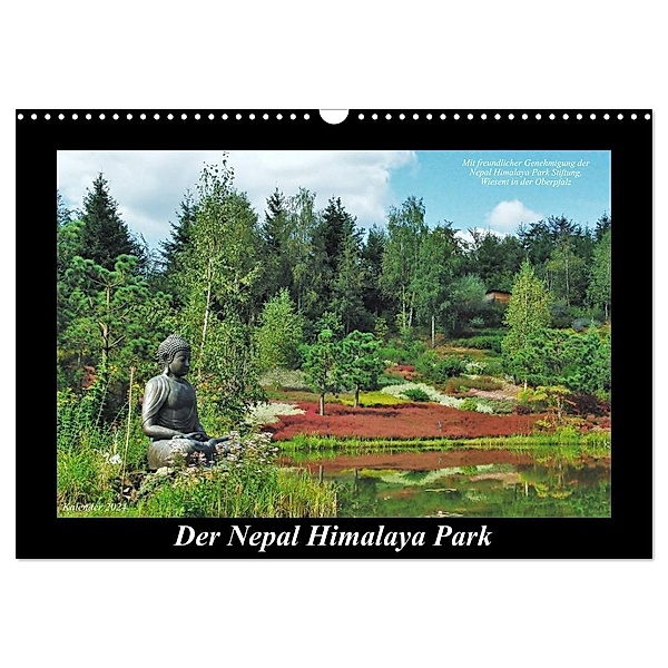 Der Nepal Himalaya Park (Wandkalender 2024 DIN A3 quer), CALVENDO Monatskalender, Jutta Heußlein