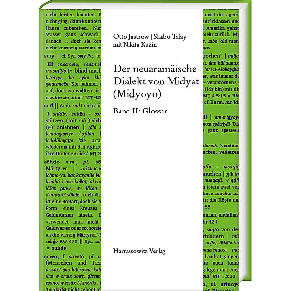 Der neuaramäische Dialekt von Midyat (Mi yoyo), Otto Jastrow, Shabo Talay