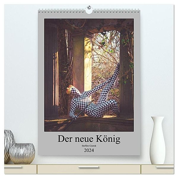 Der neue König (hochwertiger Premium Wandkalender 2024 DIN A2 hoch), Kunstdruck in Hochglanz, Magic Artist Design, Steffen Gierok