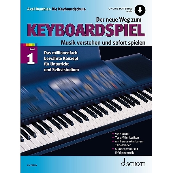 Der neue Weg zum Keyboardspiel, m. Online-Audiodatei.Bd.1, Axel Benthien