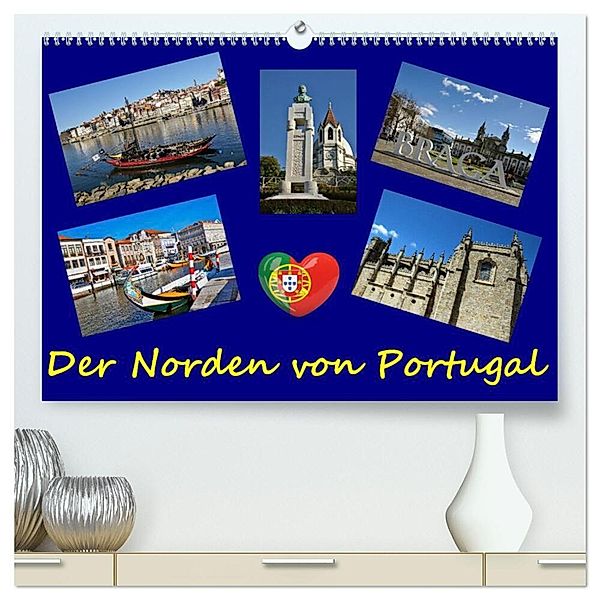 Der Norden von Portugal (hochwertiger Premium Wandkalender 2024 DIN A2 quer), Kunstdruck in Hochglanz, (c)2022 by insideportugal