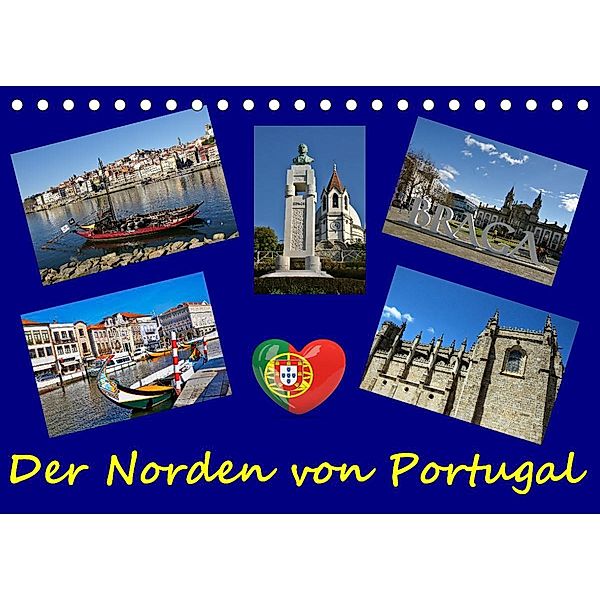 Der Norden von Portugal (Tischkalender 2023 DIN A5 quer), (c)2022 by insideportugal
