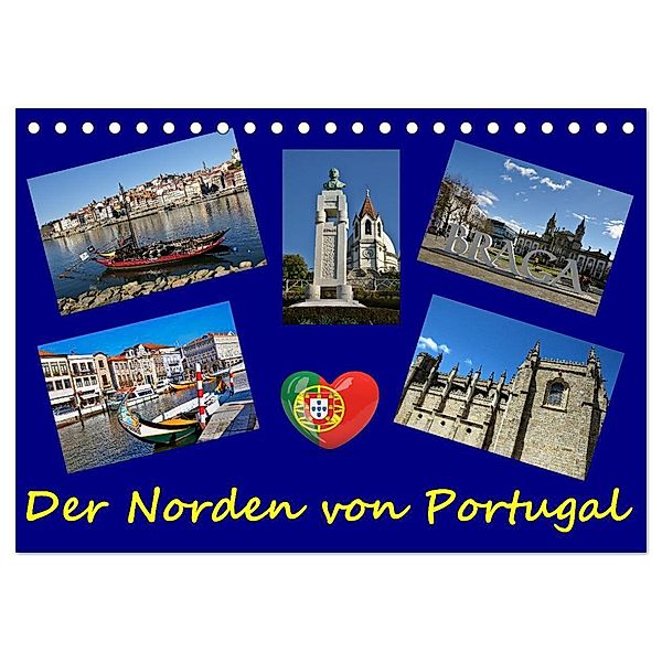 Der Norden von Portugal (Tischkalender 2024 DIN A5 quer), CALVENDO Monatskalender, (c)2022 by insideportugal