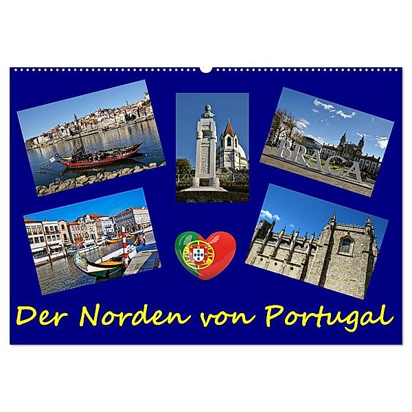 Der Norden von Portugal (Wandkalender 2024 DIN A2 quer), CALVENDO Monatskalender, (c)2022 by insideportugal