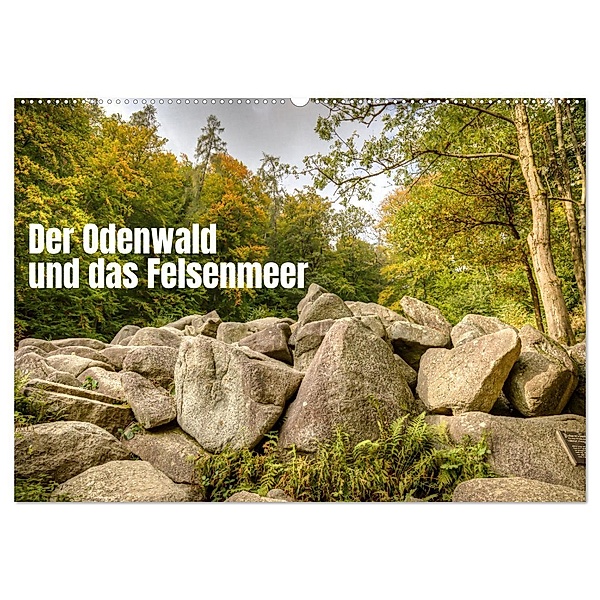 Der Odenwald und das Felsenmeer (Wandkalender 2025 DIN A2 quer), CALVENDO Monatskalender, Calvendo, saschahaas photography