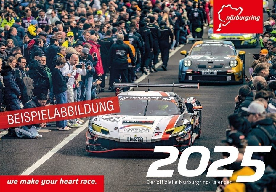 Der offizielle Nürburgring-Kalender 2025 - Kalender bestellen