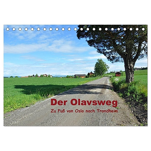 Der Olavsweg (Tischkalender 2024 DIN A5 quer), CALVENDO Monatskalender, Wolfgang Lange