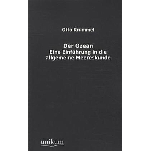 Der Ozean, Otto Krümmel