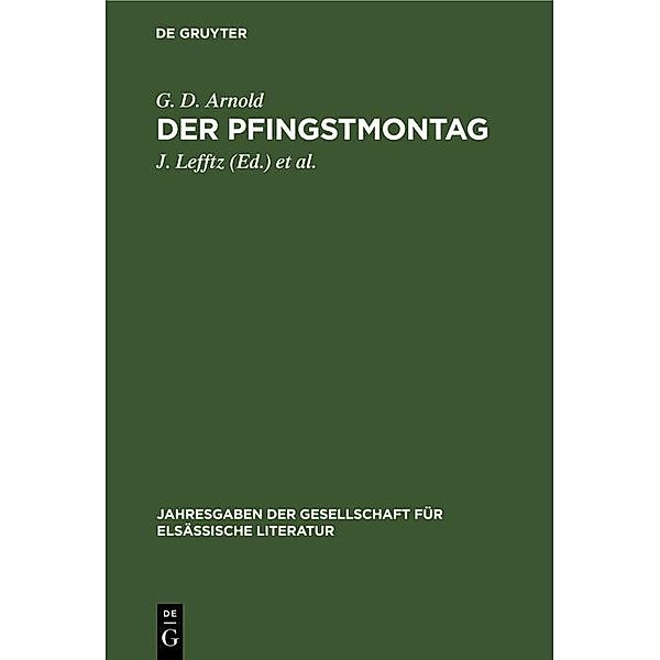 Der Pfingstmontag, G. D. Arnold