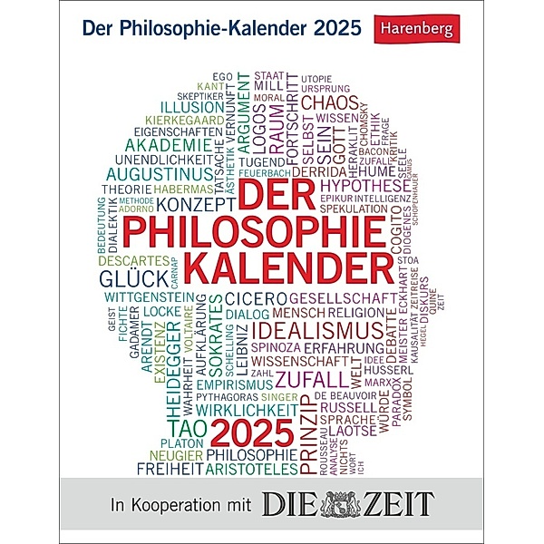Der Philosophie-Kalender Tagesabreisskalender 2025, Markus Hattstein, Barbara Brüning, Helmut Engels