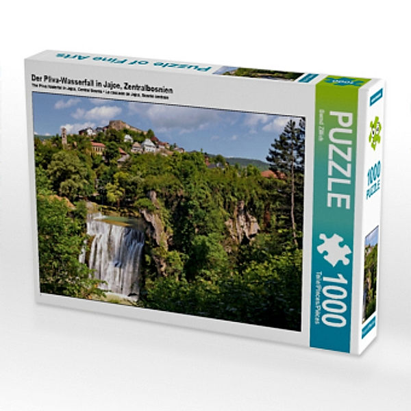 Der Pliva-Wasserfall in Jajce, Zentralbosnien (Puzzle), Bernd Zillich