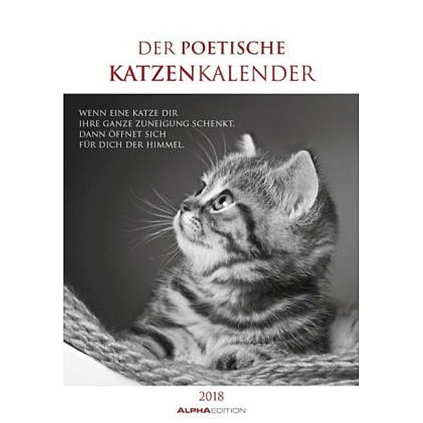 Der poetische Katzenkalender 2018