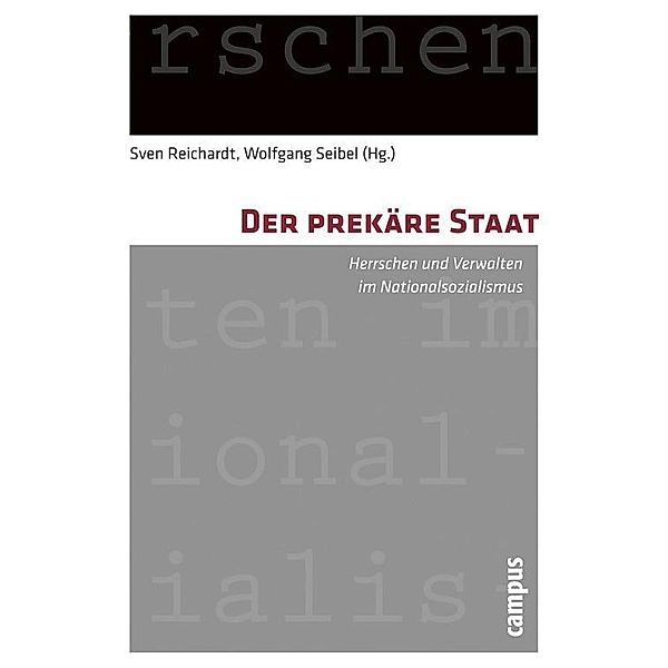 Der prekäre Staat, Wolfgang Seibel, Sven Reichardt