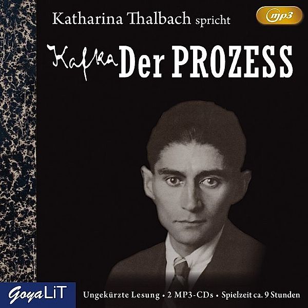 Der Prozess,2 MP3-CDs, Franz Kafka