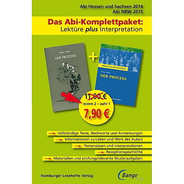 Der Prozess - Das Abi-Komplettpaket: Lektüre plus Interpretation., Franz Kafka