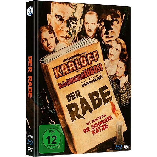 Der Rabe - Limited Mediabook, Boris Karloff, Bela Lugosi