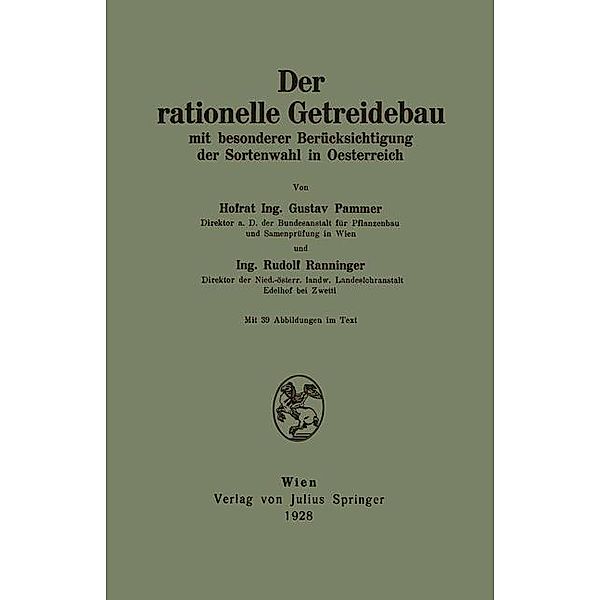 Der rationelle Getreidebau, Gustav Pammer, Rudolf Ranninger