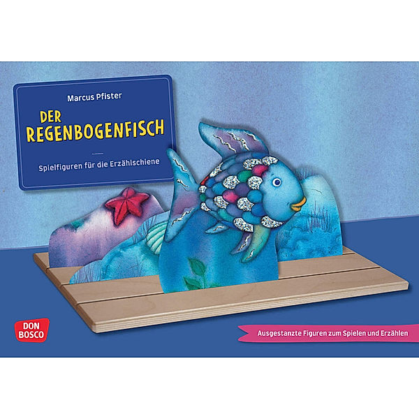 Der Regenbogenfisch, mit schillernden Schuppen, Marcus Pfister