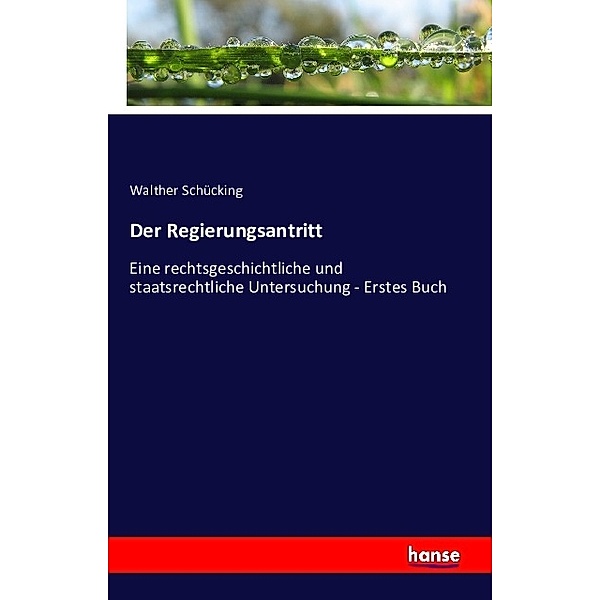 Der Regierungsantritt, Walther Schücking