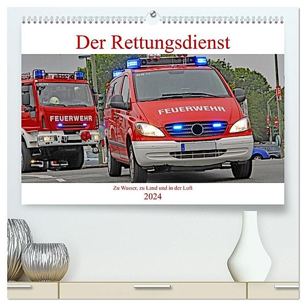 Der Rettungsdienst (hochwertiger Premium Wandkalender 2024 DIN A2 quer), Kunstdruck in Hochglanz, Thomas Siepmann