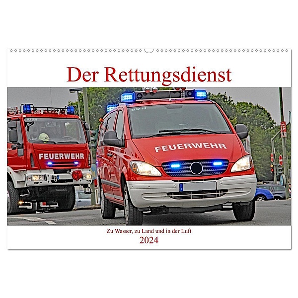 Der Rettungsdienst (Wandkalender 2024 DIN A2 quer), CALVENDO Monatskalender, Thomas Siepmann