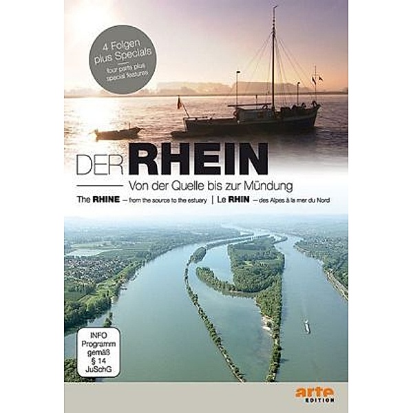 Der Rhein (2 DVDs), m. 1 Buch, 1 DVD-Video