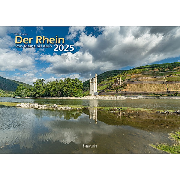 Der Rhein von Mainz bis Köln 2025 Bildkalender A3 Spiralbindung