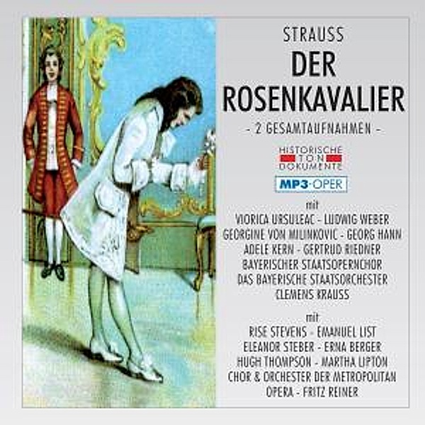 Der Rosenkavalier (2 Ga)-Mp3, Clemens Krauss, Bsom, Fritz Reiner, Moo