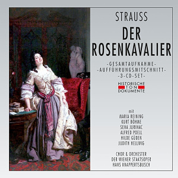 Der Rosenkavalier-3 Cds (Ga), Chor Und Orchester Der Wiener Staatsoper