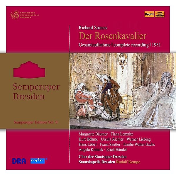 Der Rosenkavalier, M. Bäumer, T. Lemnitz, K. Böhme, R. Kempe, Sd