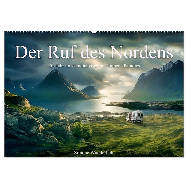 Der Ruf des Nordens (Wandkalender 2025 DIN A2 quer), CALVENDO Monatskalender, Calvendo, Simone Wunderlich