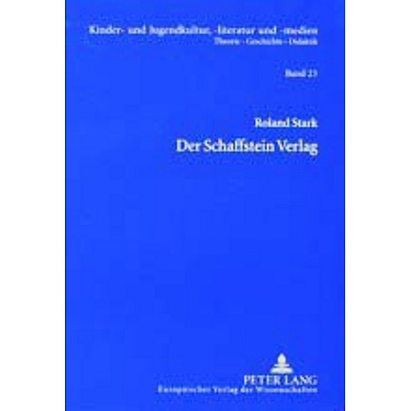 Der Schaffstein Verlag, Roland Stark