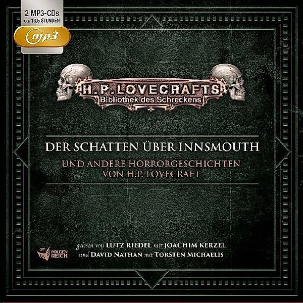 Der Schatten über Innsmouth und andere Horrorgeschichten,2 MP3-CD, Howard Ph. Lovecraft