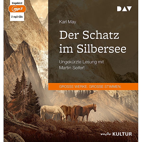 Der Schatz im Silbersee,2 Audio-CD, 2 MP3, Karl May