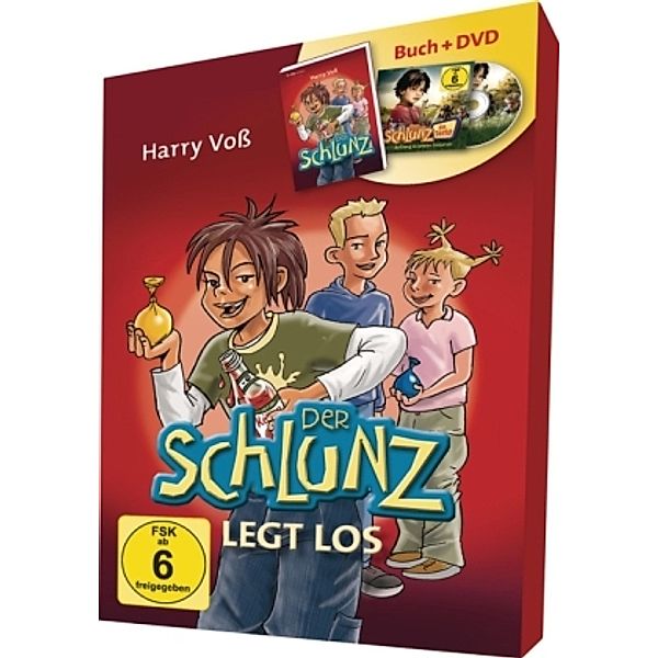 Der Schlunz legt los, Buch u. DVD, Harry Voß