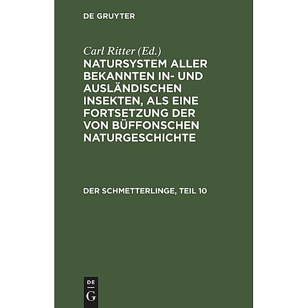 Der Schmetterlinge, Teil 10