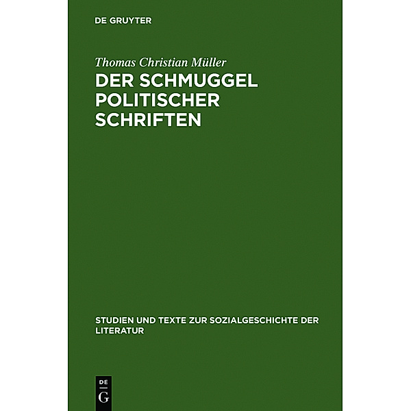 Der Schmuggel politischer Schriften, Thomas Chr. Müller