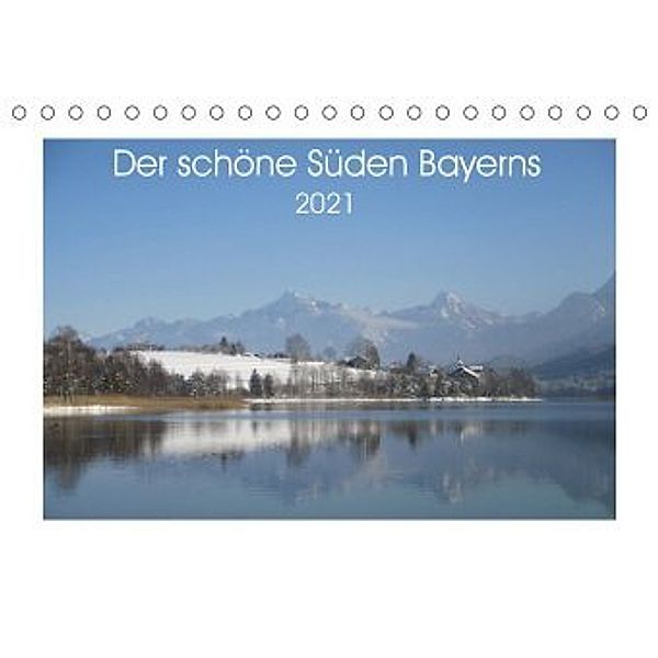 Der schöne Süden Bayerns (Tischkalender 2021 DIN A5 quer), Kevin Andreas Lederle