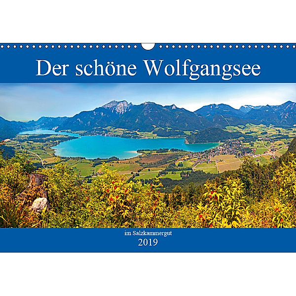 Der schöne Wolfgangsee im Salzkammergut (Wandkalender 2019 DIN A3 quer), Christa Kramer